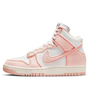 Nike Women's Arctic Orange and White High-Top Sneakers 1985